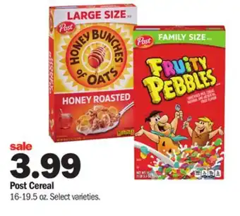 Meijer Post cereal offer
