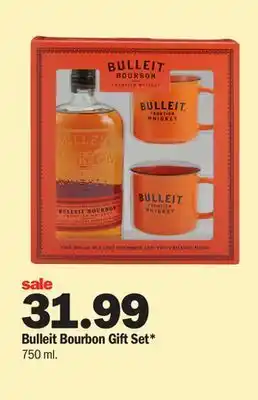Meijer Bulleit bourbon gift set offer