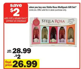 Meijer Stella rosa multipack gift set offer