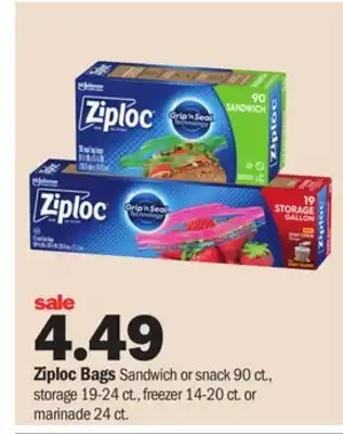 Meijer Ziploc bags offer