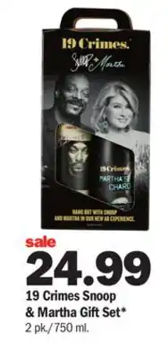 Meijer 19 crimes snoop & martha gift set offer