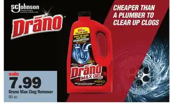 Meijer Drano max clog remover offer
