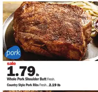 Meijer Whole pork shoulder butt offer