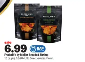 Meijer Frederik's by meijer breaded shrimp offer