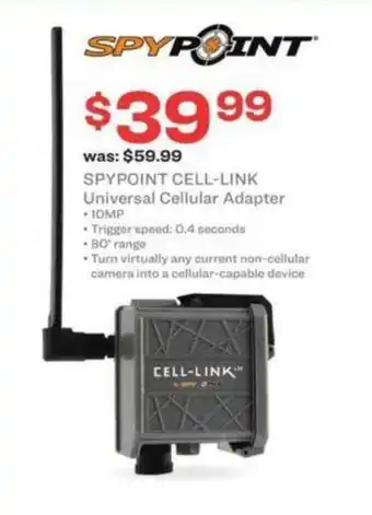 Academy Spypoint Cell-link offer