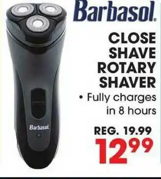 Big 5 Barbasol Close Shave Rotary Shaver offer
