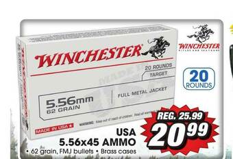 Big 5 Winchester Usa 5.56x45 Ammo offer