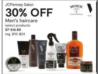 JC Penney Jcpenney Salon Men's Haircare Mvrck offer