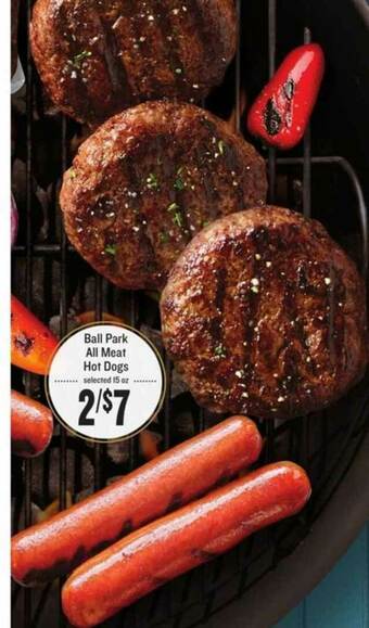 Lowes Foods Ball Park All Meat Hot Dogs offer