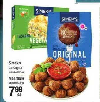 Simek's Lasagna Meatballs