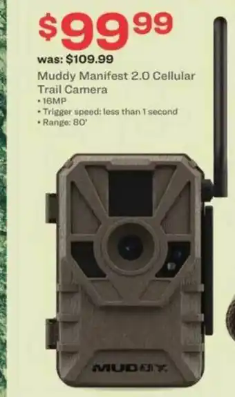 Academy Muddy Manifest 2.0 Cellular Trail Camera offer