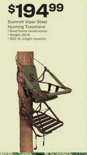 Academy Summit Viper Steel Hunting Treestand offer