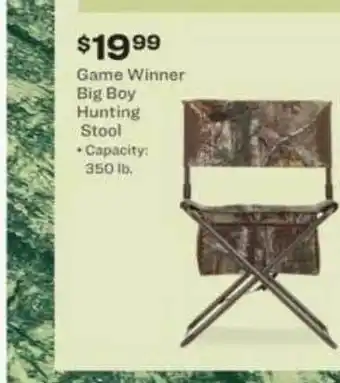 Academy Game Winner Big Boy Hunting Stool offer
