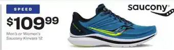 Academy Men's Or Women's Saucony Kinvara 12 offer