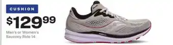 Academy Men's Or Women's Saucony Ride 14 offer