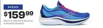 Academy Men's Or Women's Saucony Endorphine Speed 2 offer