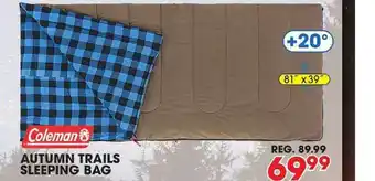 Big 5 Autumn Trails Sleeping Bag Coleman offer