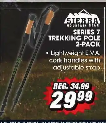 Big 5 Sierra Mountain Gear Series 7 Trekking Pole 2-pack offer
