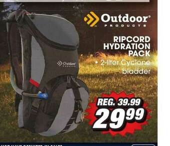 Big 5 Outdoor Products Ripcord Hydration Pack offer