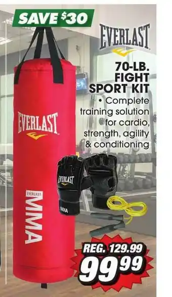 Big 5 Everlast 70-lb Fight Sport Kit offer