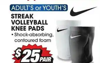 Big 5 Streak Volleyball Knee Pads offer