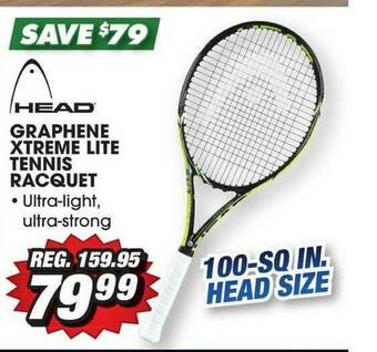 Big 5 Head Graphene Xtreme Lite Tennis Racquet offer