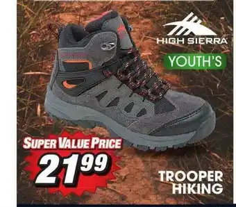 Big 5 Trooper Hiking High Sierra Youth's offer