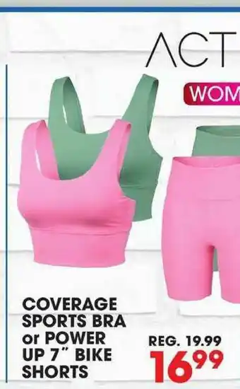 Big 5 Coverage Sports Bra Or Power Up 7 offer
