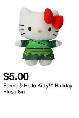 Five Below Sanrio hello kitty holiday plush 8in offer