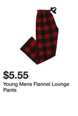 Five Below Young mens flannel lounge pants offer