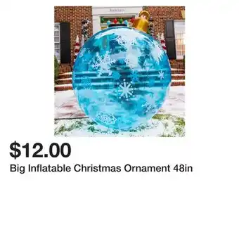 Five Below Big inflatable christmas ornament 48in offer