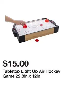 Five Below Tabletop light up air hockey game 22.8in x 12in offer