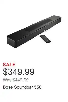 Costco Bose soundbar 550 offer