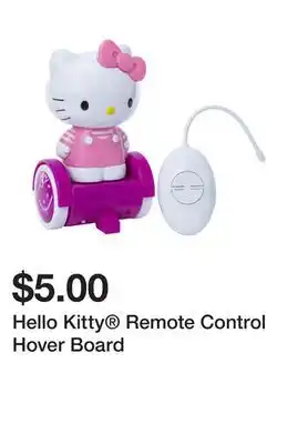 Five Below Hello kitty remote control hover board offer