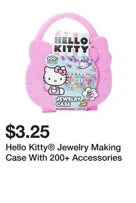 Five Below Hello kitty jewelry making case with 200+ accessories offer