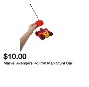 Five Below Marvel avengers rc iron man stunt car offer