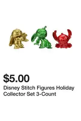 Five Below Disney stitch figures holiday collector set 3-count offer