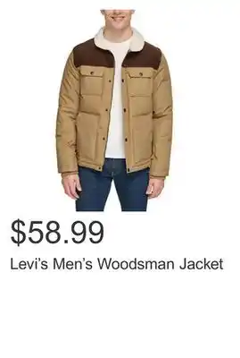 Costco Levi's men's woodsman jacket offer