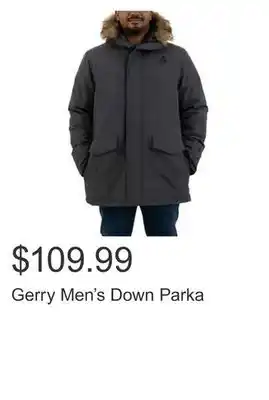 Costco Gerry men's down parka offer