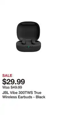 BJ’s Jbl vibe 300tws true wireless earbuds - black offer