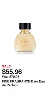Victoria's Secret Fine fragrance bare eau de parfum offer