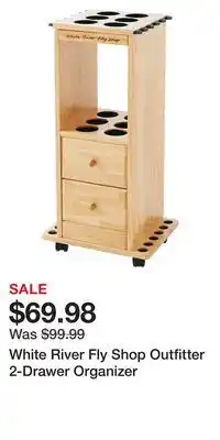 Cabela's White river fly shop outfitter 2-drawer organizer offer