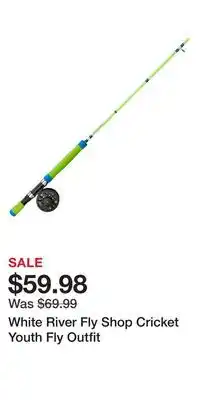 Cabela's White river fly shop cricket youth fly outfit offer