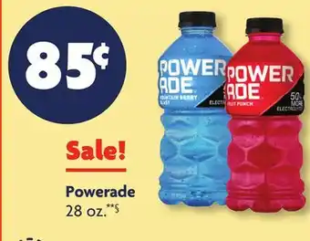 Family Dollar Powerade offer