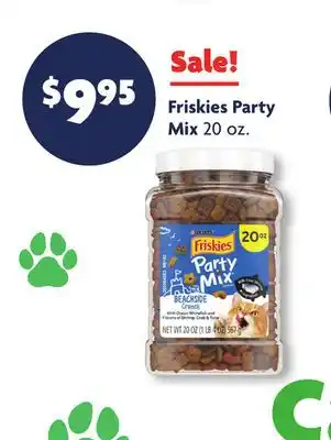 Family Dollar Friskies party mix offer