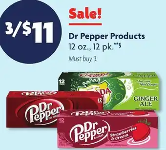 Family Dollar Dr pepper products offer