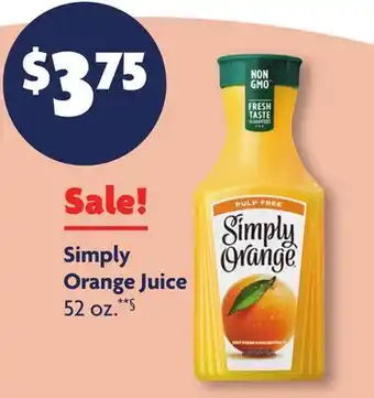 Family Dollar Simply orange juice offer