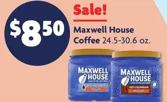 Family Dollar Maxwell house coffee offer