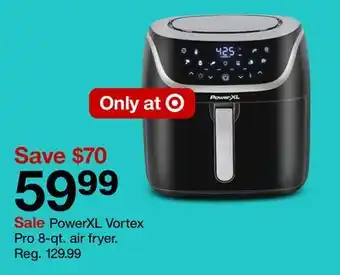 Target Powerxl vortex pro 8-qt. air fryer offer