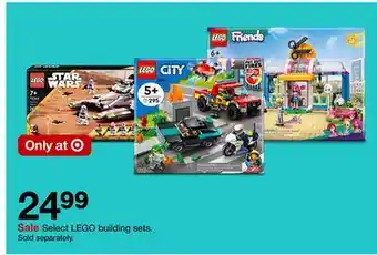 Target Select lego building sets offer